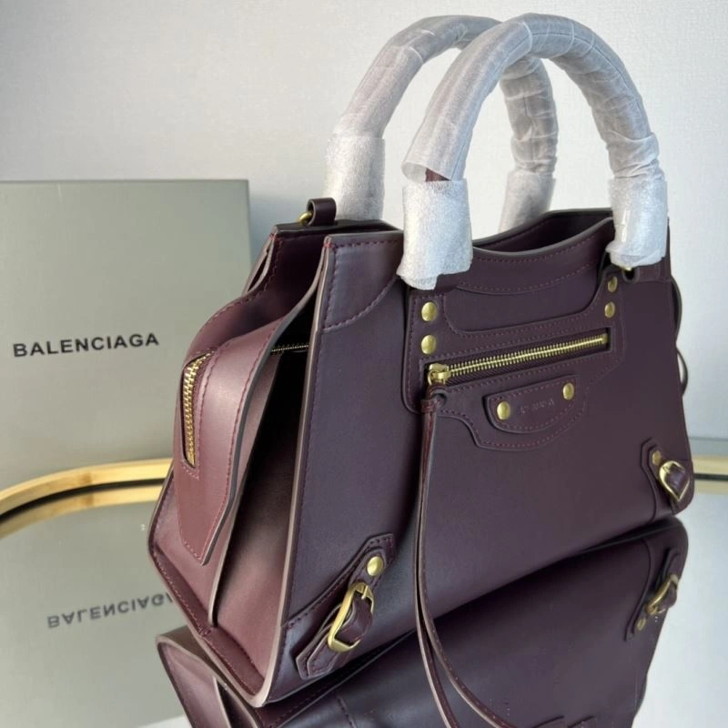 Compact Balenciaga Neo  Trapezoidal Motorcycle Handbag 78772