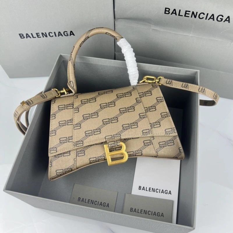 Balenciaga Old Flower BB Monogram Hourglass Bag 23x10x24cm Neat 78700