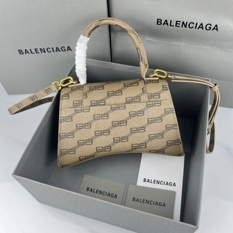 Balenciaga Old Flower BB Monogram Hourglass Bag 23x10x24cm Neat 78700