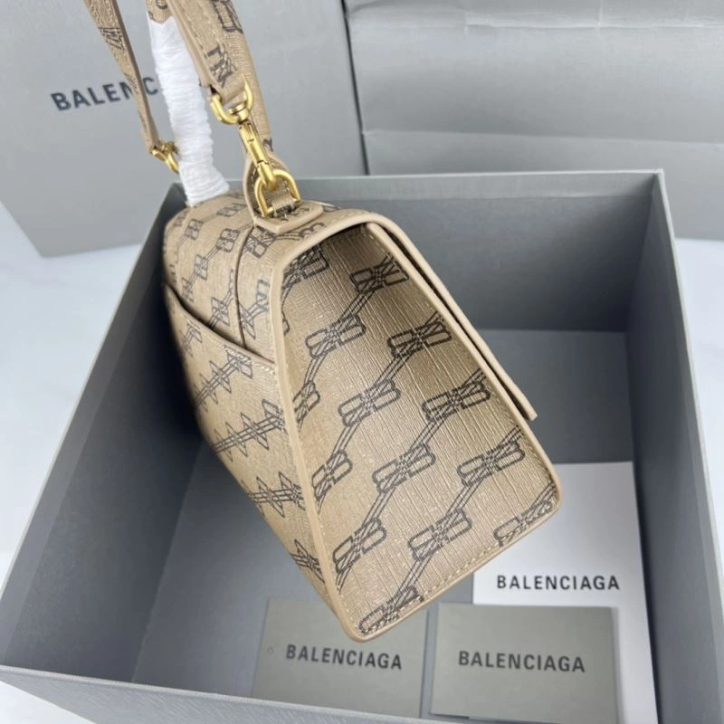Balenciaga Old Flower BB Monogram Hourglass Bag 23x10x24cm Neat 78700