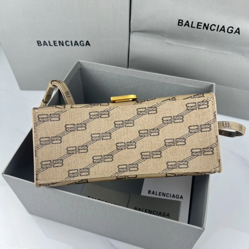 Balenciaga Old Flower BB Monogram Hourglass Bag 23x10x24cm Neat 78700