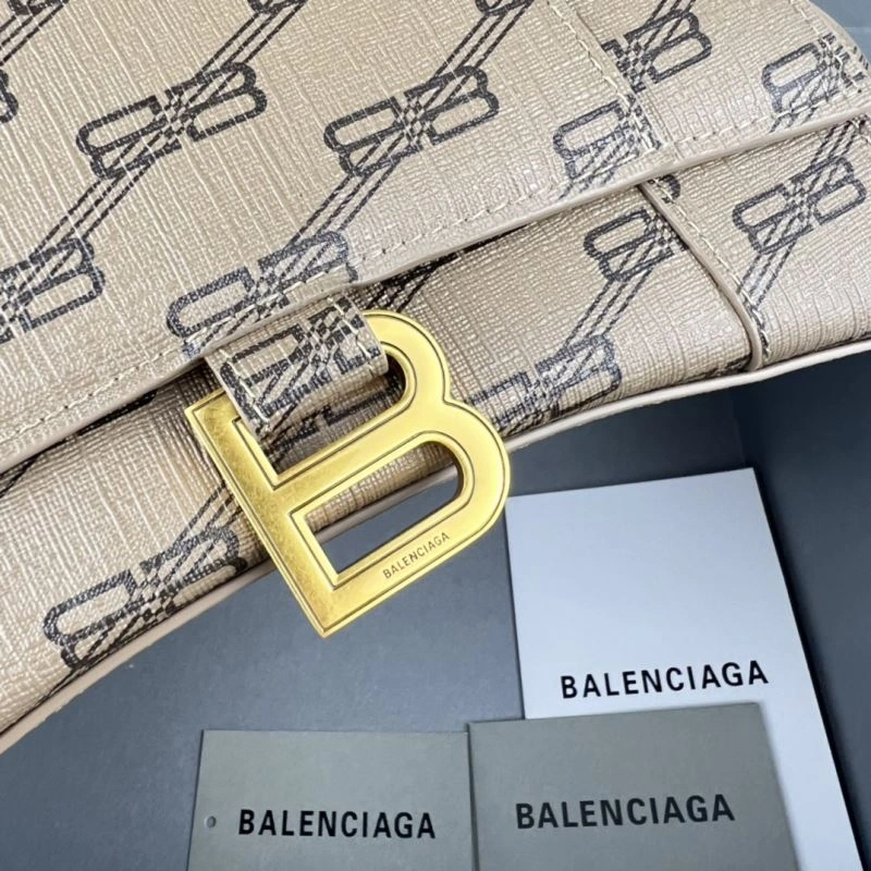 Balenciaga Old Flower BB Monogram Hourglass Bag 23x10x24cm Neat 78700