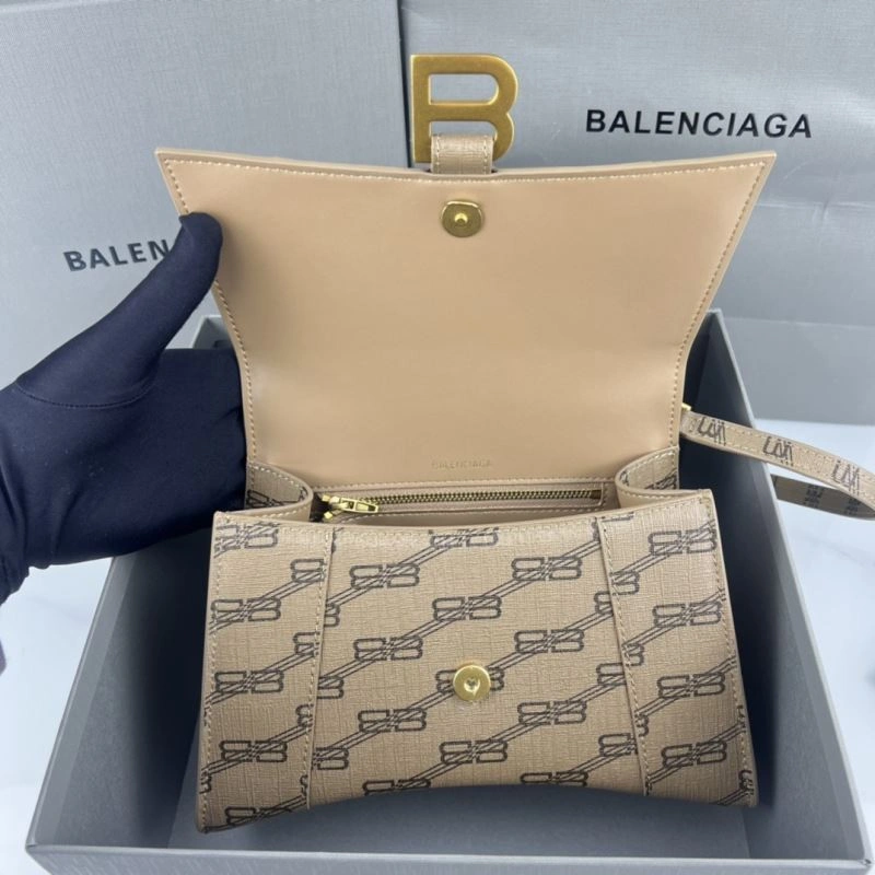 Balenciaga Old Flower BB Monogram Hourglass Bag 23x10x24cm Neat 78700