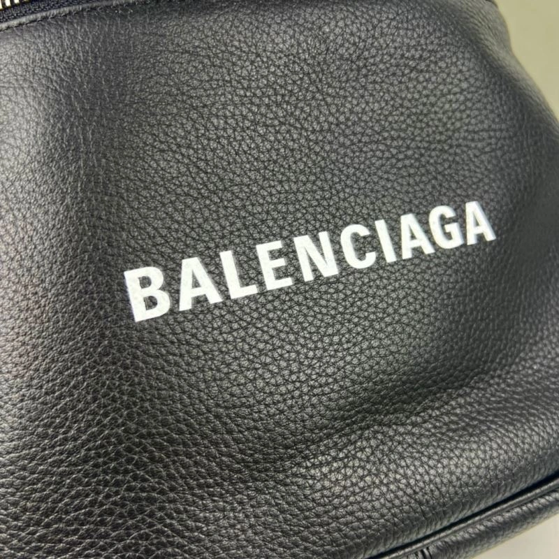 FashionForward Balenciaga Oval Logo Crossbody Motorcycle Bag in Calfskin 75240