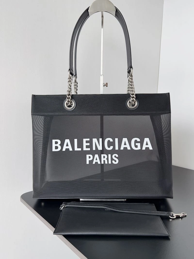 Balenciaga Paris Mesh Tote Bag with  Pouch - Summer Breathable 78583