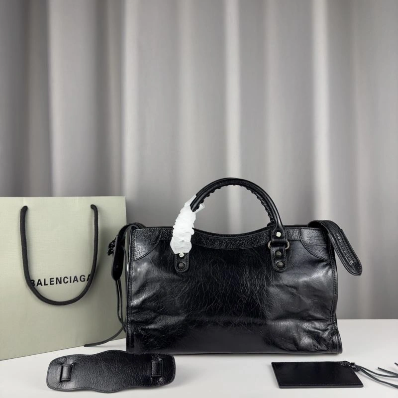 Bold Balenciaga Paris Motorcycle Shoulder Strap Mirror Bag 75322