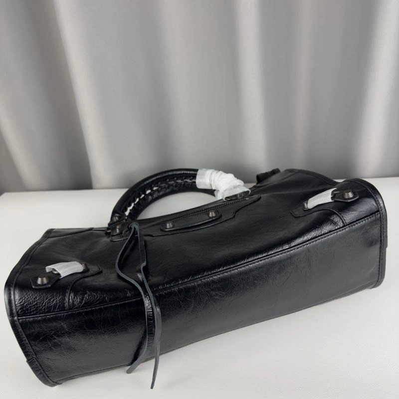 Bold Balenciaga Paris Motorcycle Shoulder Strap Mirror Bag 75322