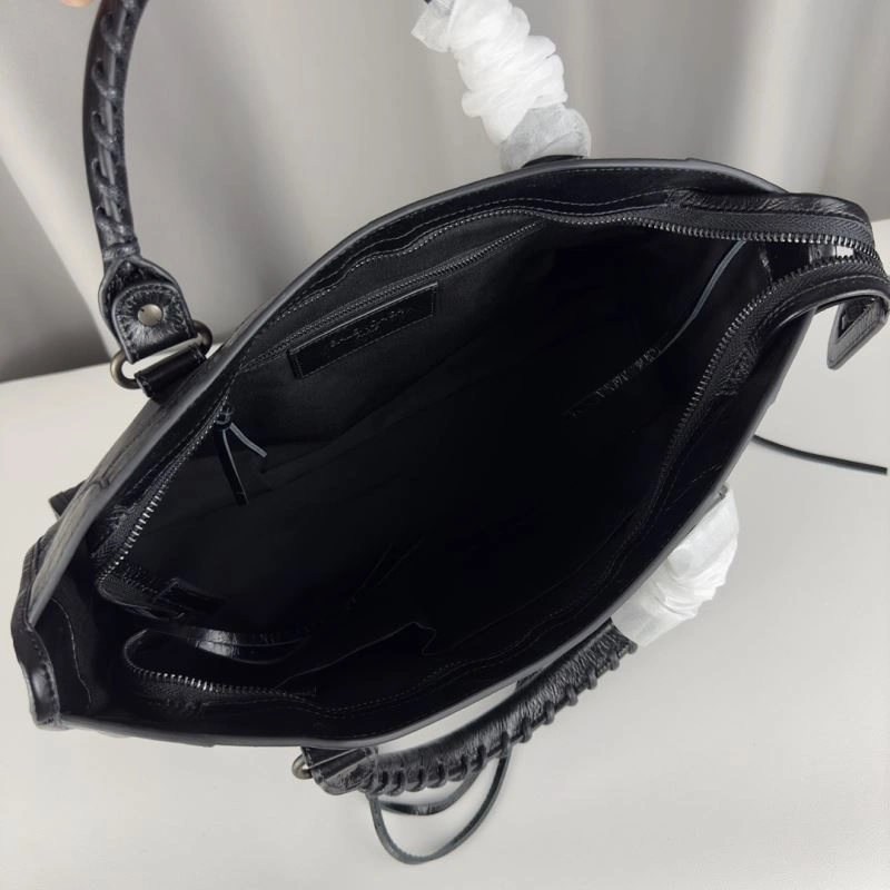 Bold Balenciaga Paris Motorcycle Shoulder Strap Mirror Bag 75322