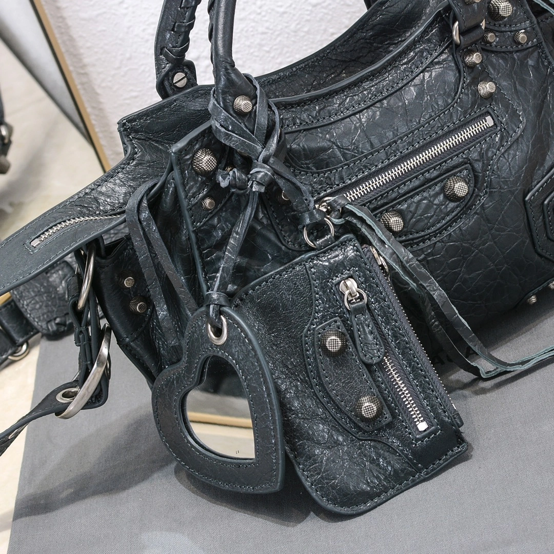 Balenciaga Paris Neo Cagole Heart Mirror Motorcycle Bag NewStyle 60976