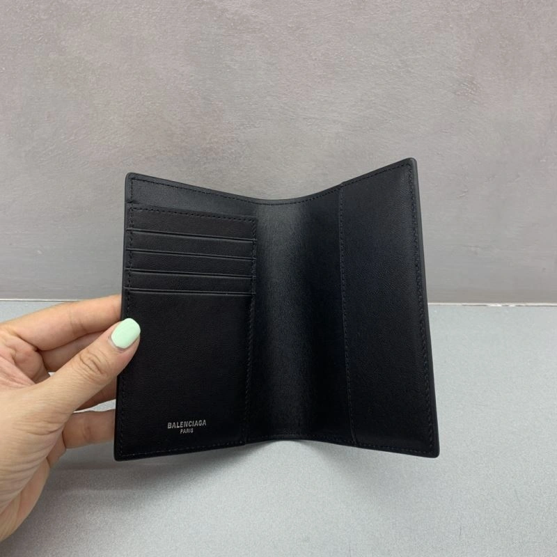 Balenciaga Paris Street-Style Leather Passport Holder Practical 69953