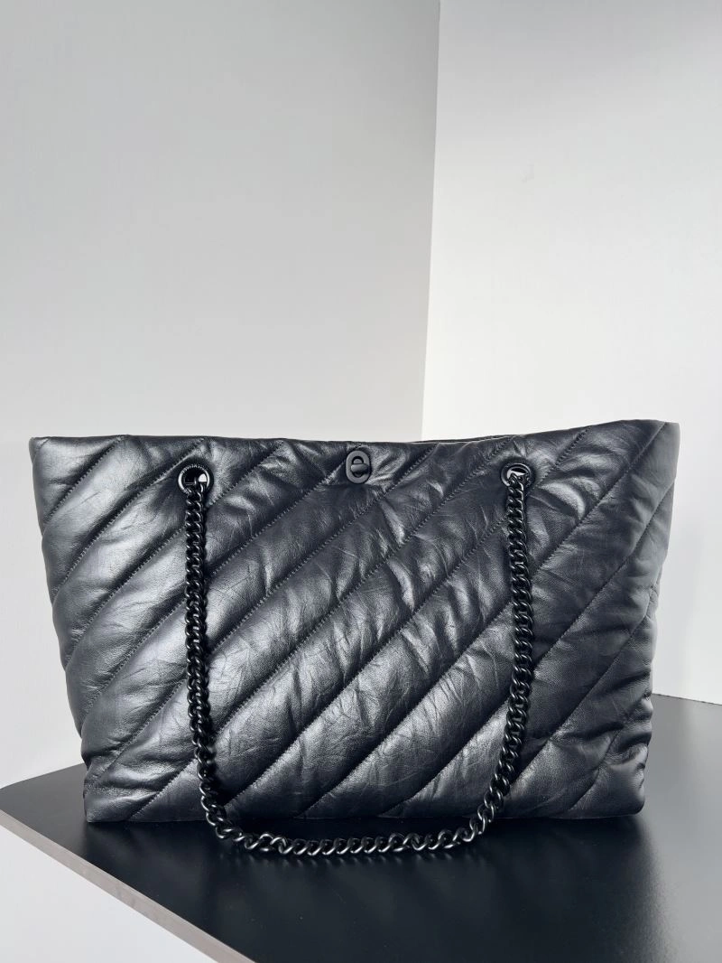 WrinkleFree Balenciaga Parisian  All-Black Large Tote Bag for Every Occasion 66974