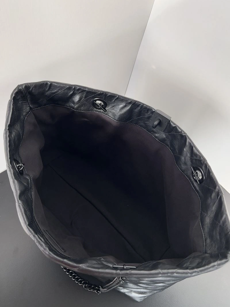 WrinkleFree Balenciaga Parisian  All-Black Large Tote Bag for Every Occasion 66974