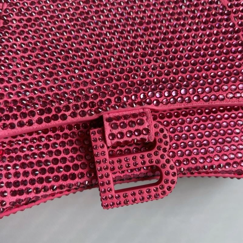 Balenciaga Pink Diamond Hourglass Bag - Luxe Handcrafted Design FashionForward 70043