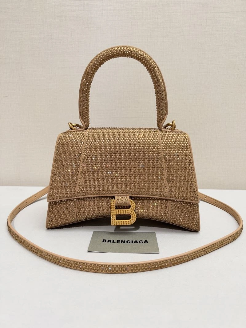 TravelReady Balenciaga Radiant Hourglass Diamond-Encrusted Handbag 66945