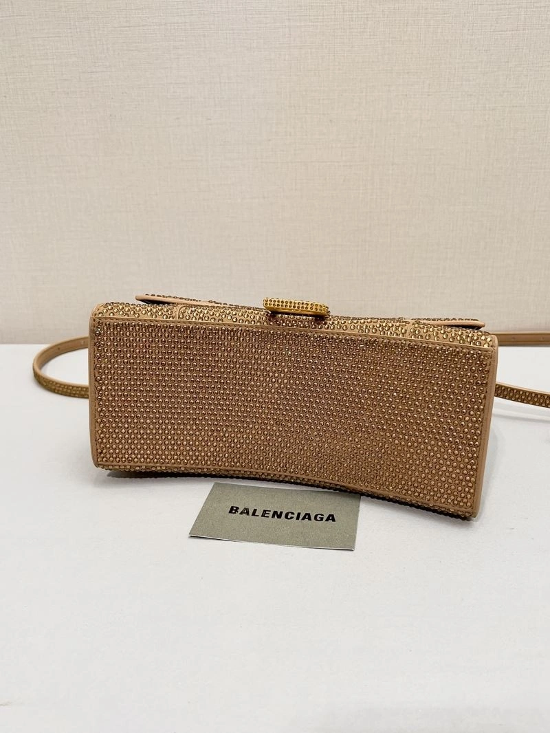 TravelReady Balenciaga Radiant Hourglass Diamond-Encrusted Handbag 66945