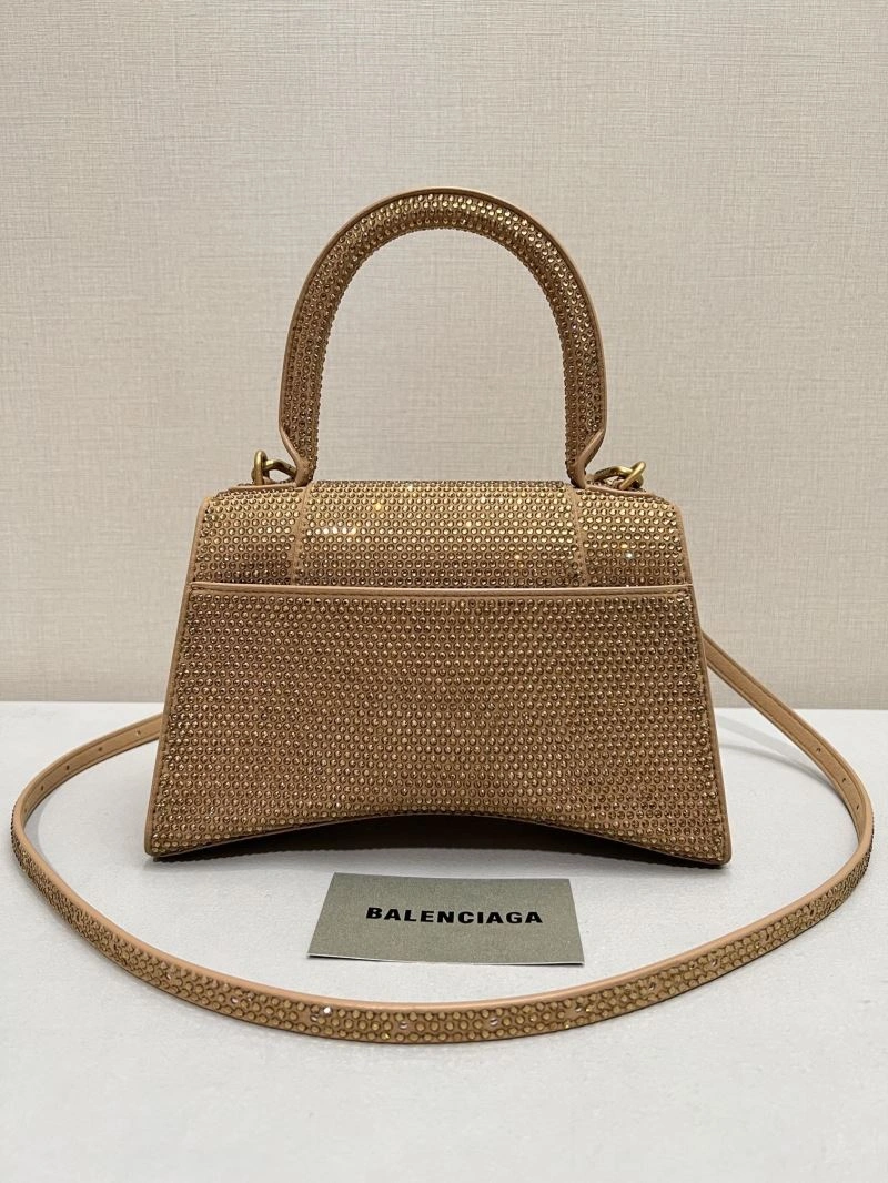 TravelReady Balenciaga Radiant Hourglass Diamond-Encrusted Handbag 66945