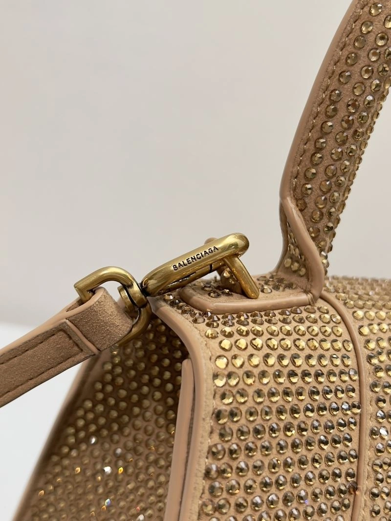 TravelReady Balenciaga Radiant Hourglass Diamond-Encrusted Handbag 66945