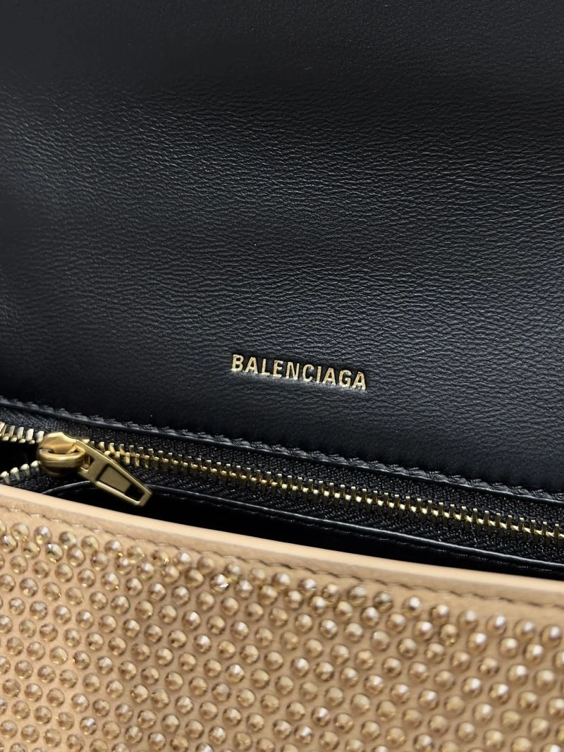 TravelReady Balenciaga Radiant Hourglass Diamond-Encrusted Handbag 66945