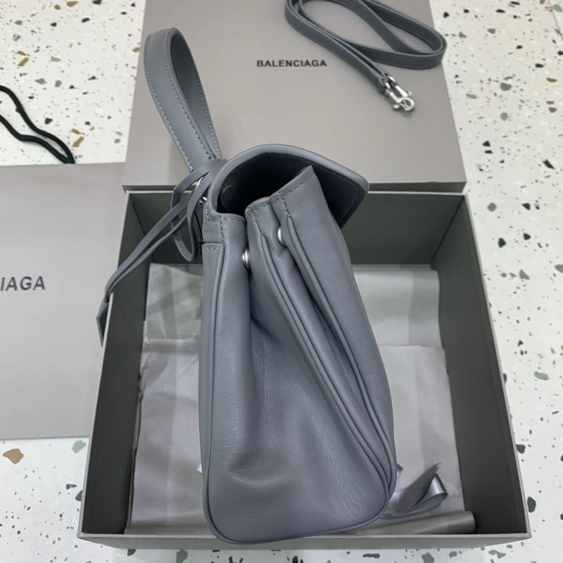 Balenciaga Rebel  Gray Bag with Silver Buckle FashionForward 69965