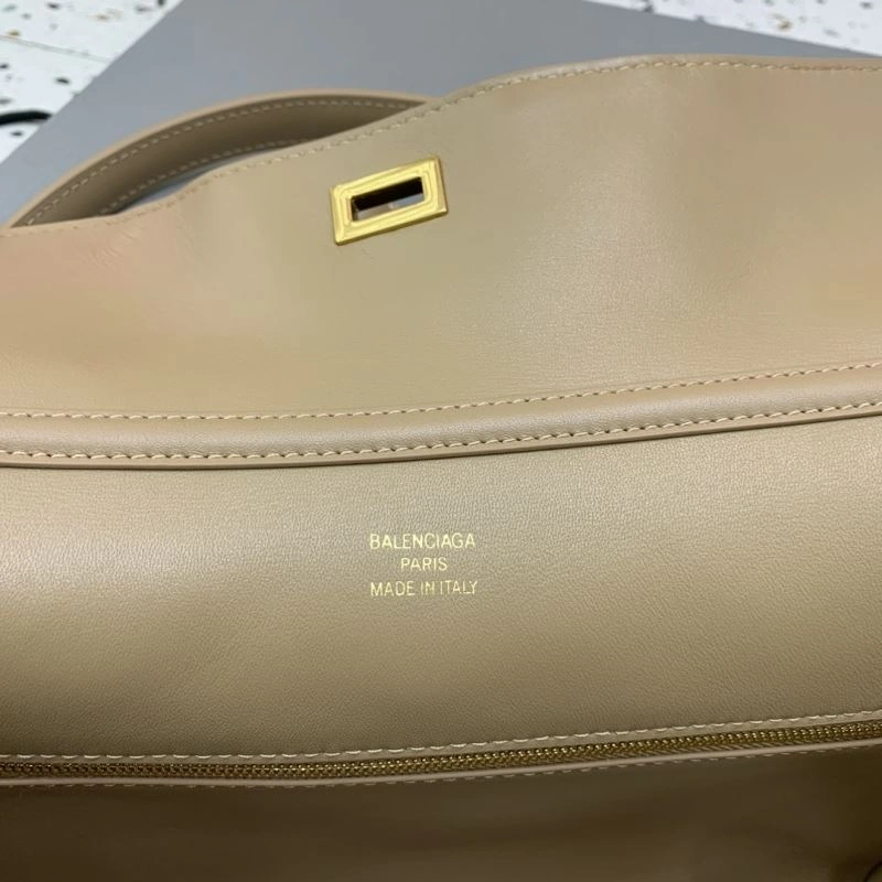Colorful Balenciaga Rebel Chic Medium Apricot Handbag -  Leather Elegance 66989