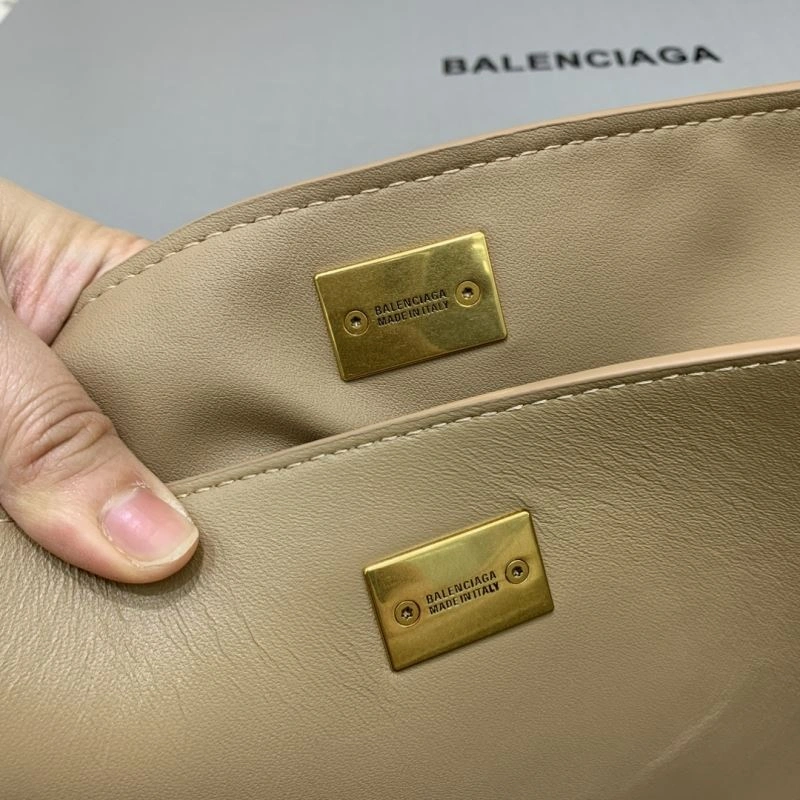 Colorful Balenciaga Rebel Chic Medium Apricot Handbag -  Leather Elegance 66989