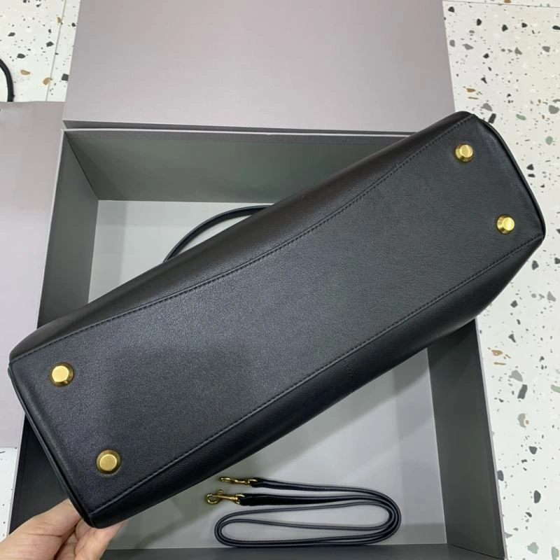 Unique Balenciaga Rebel Luxe Black Gold Buckle Handbag -  Versatility 66971
