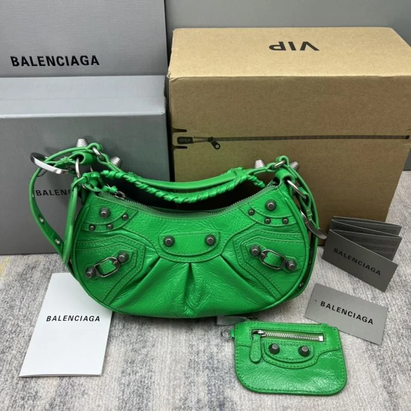 Affordable Balenciaga Retro   Le Cagole Half-Moon Dumpling Bag 38360