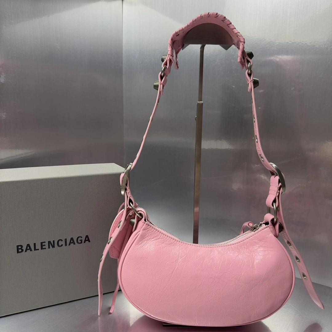 Balenciaga Retro  Le Cagole Half Moon Graffiti Dumpling Bag Effortless 72572