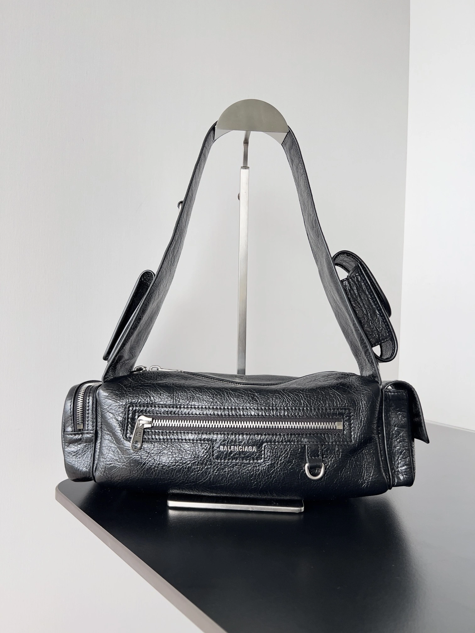 Balenciaga Retro Lambskin Multi- Shoulder Tote Bag Resilient 64659