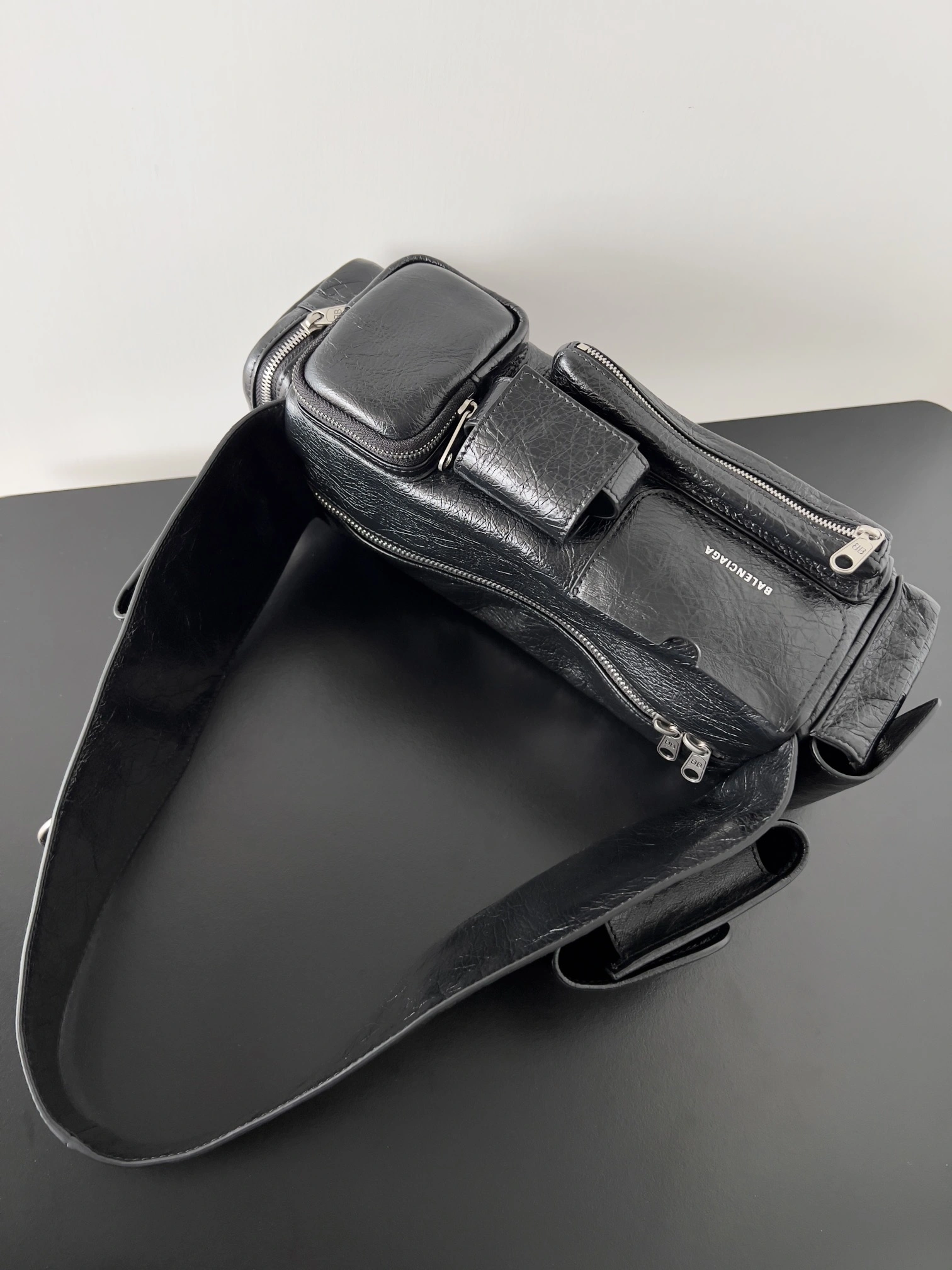 Balenciaga Retro Lambskin Multi- Shoulder Tote Bag Resilient 64659