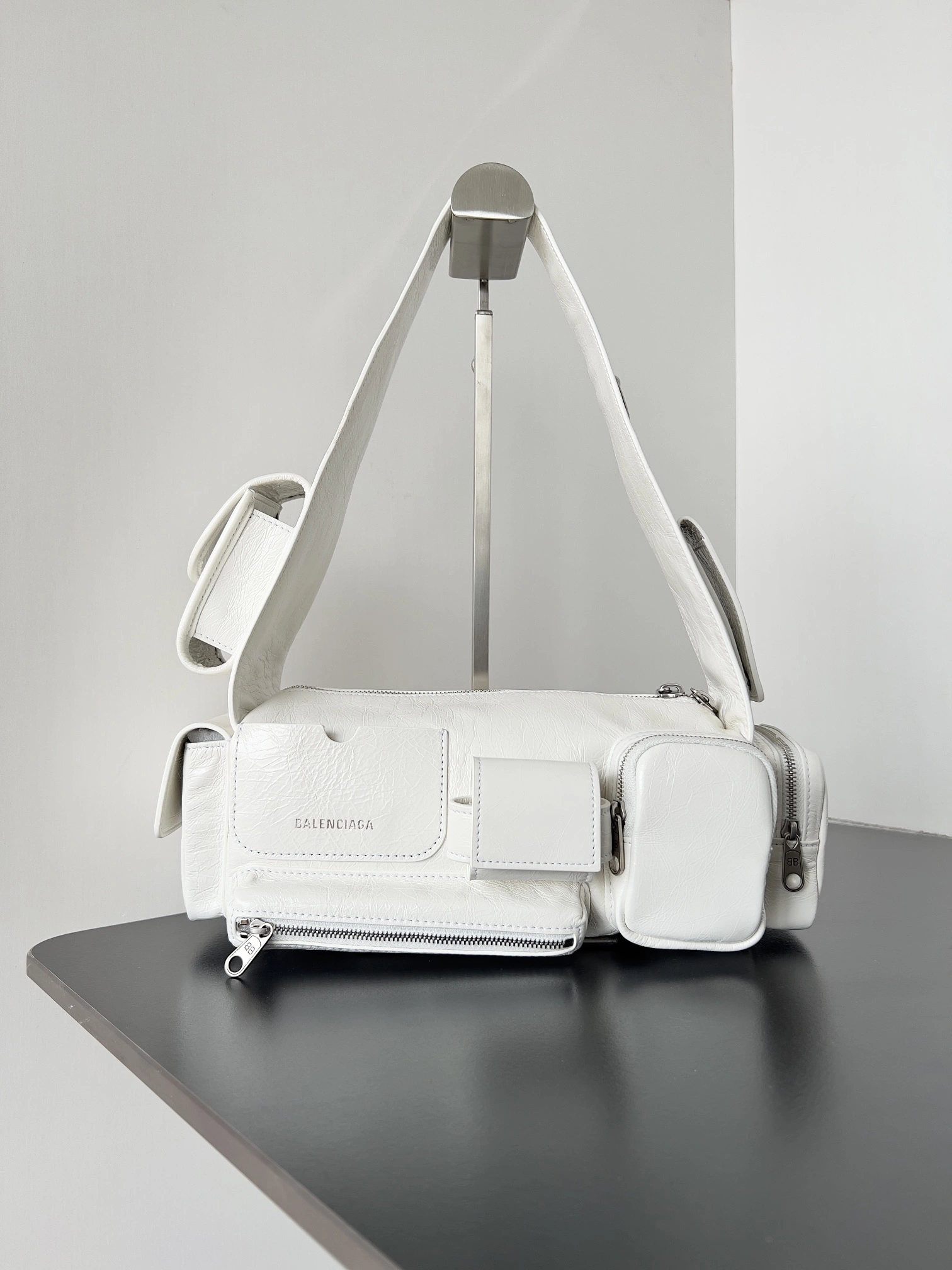 Balenciaga Retro Sheepskin Multi- Punk Tote Bag MultiPurpose 64669