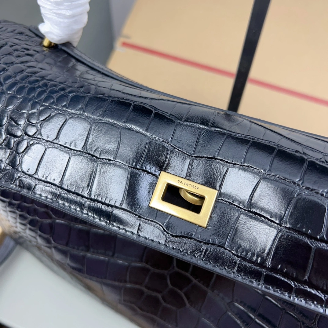 Durable Balenciaga Rodeo Luxe Leather Tote -  Style 60961