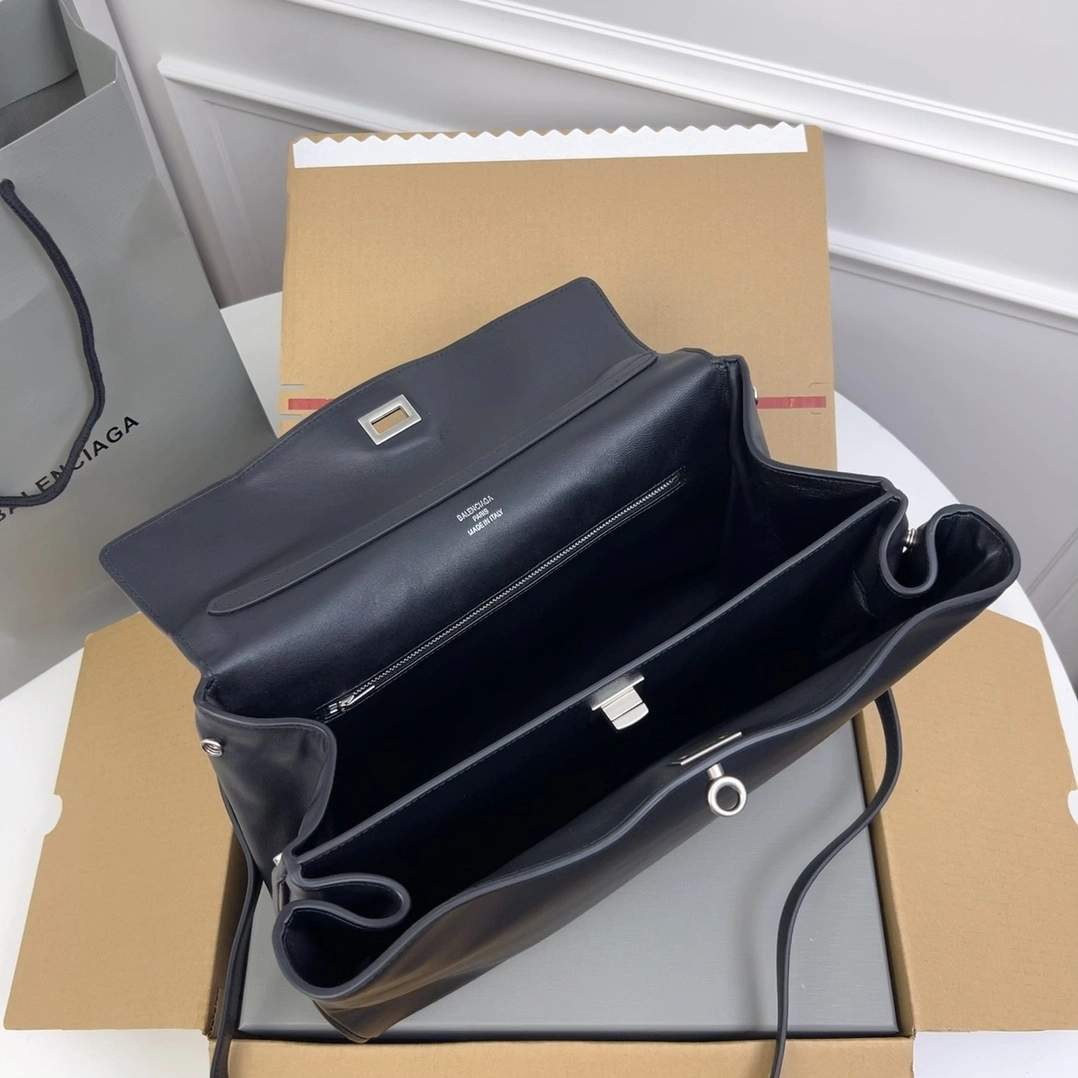 Balenciaga Rodeo Luxe Leather Tote -  Style MoistureWicking 60920