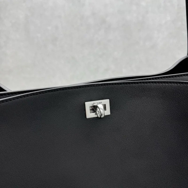 Balenciaga Rodeo Luxe Open-Top Tote with Metal Turn-Lock RelaxedFit 38249