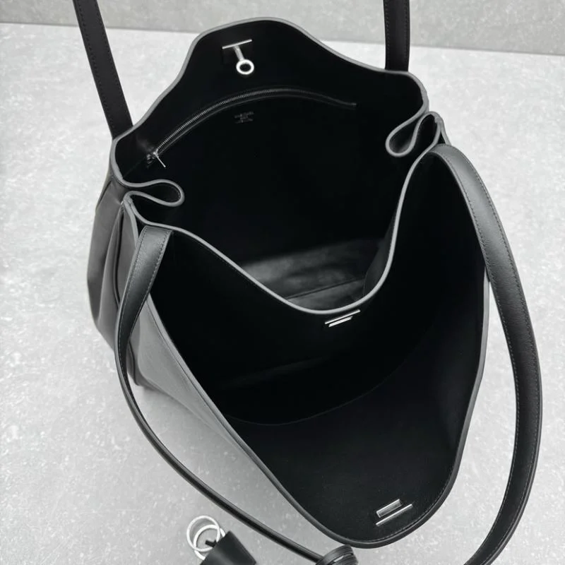 Balenciaga Rodeo Luxe Open-Top Tote with Metal Turn-Lock RelaxedFit 38249