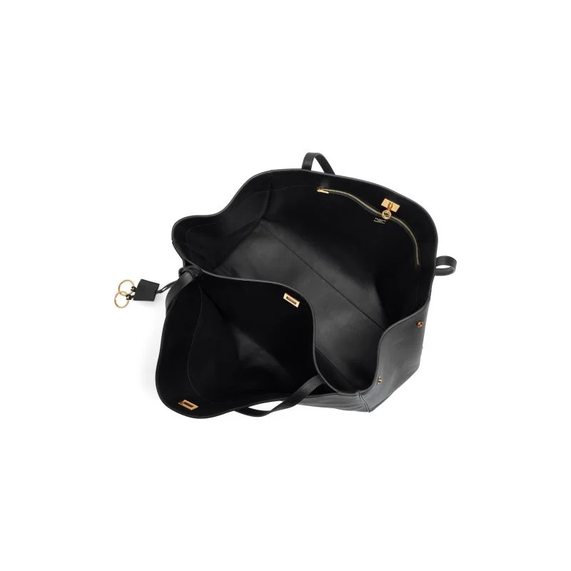 Balenciaga Rodeo Luxe Open-Top Tote with Metal Turn-Lock RelaxedFit 38249