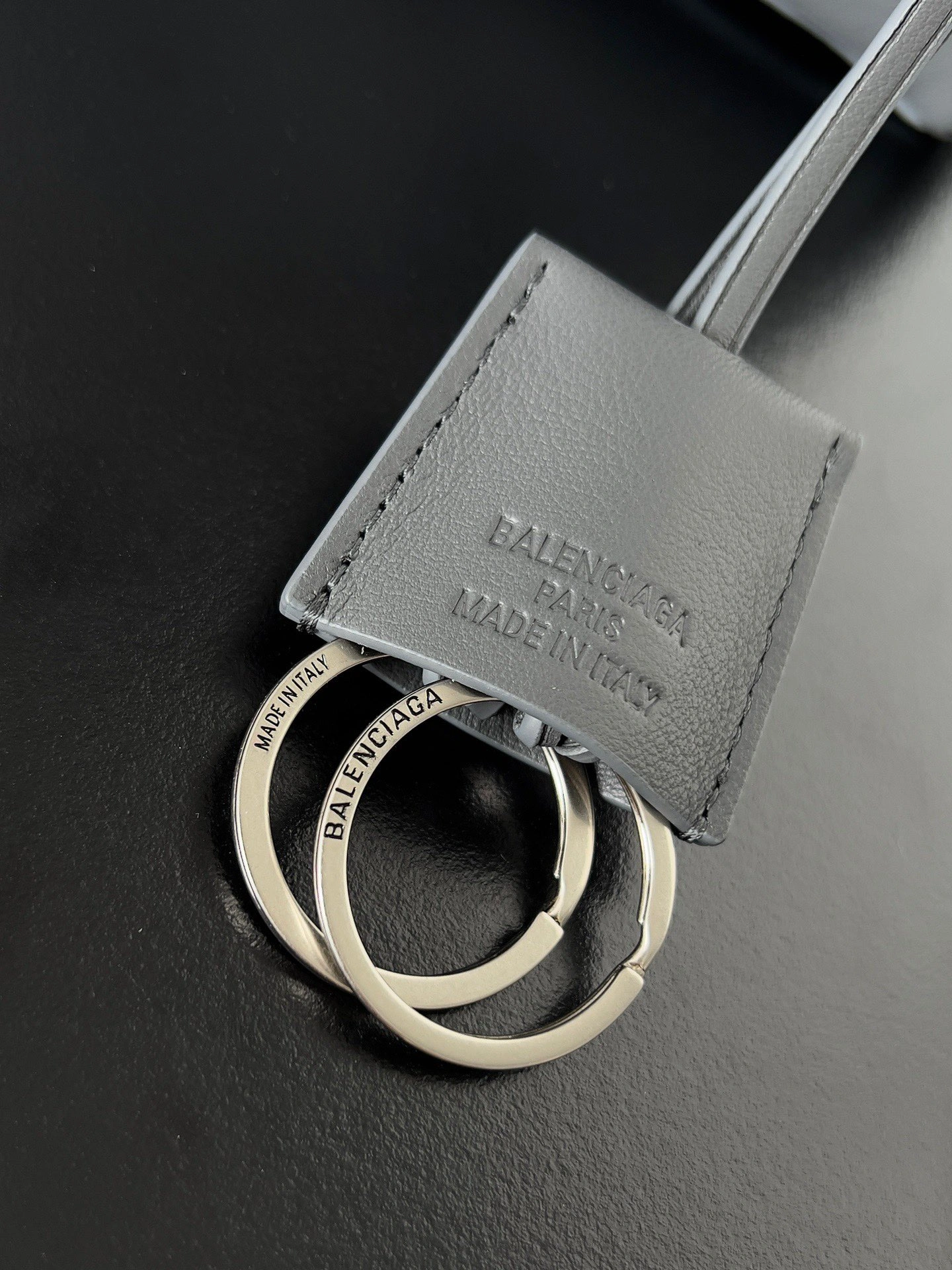 Balenciaga Rodeo Luxe Oversized Calfskin Bag with Silver Buckle Tailored 64732