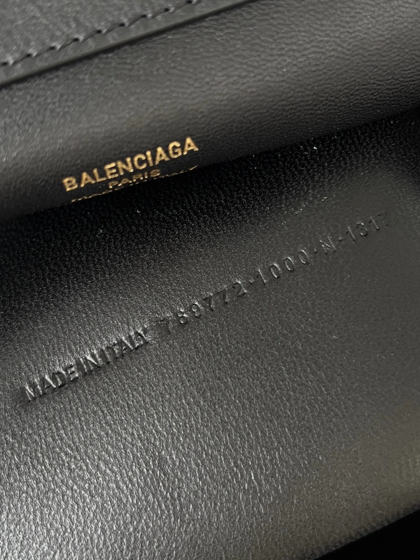 Balenciaga Rodeo Luxe  Calfskin Bag with Gold Buckle - Model Refined 37643