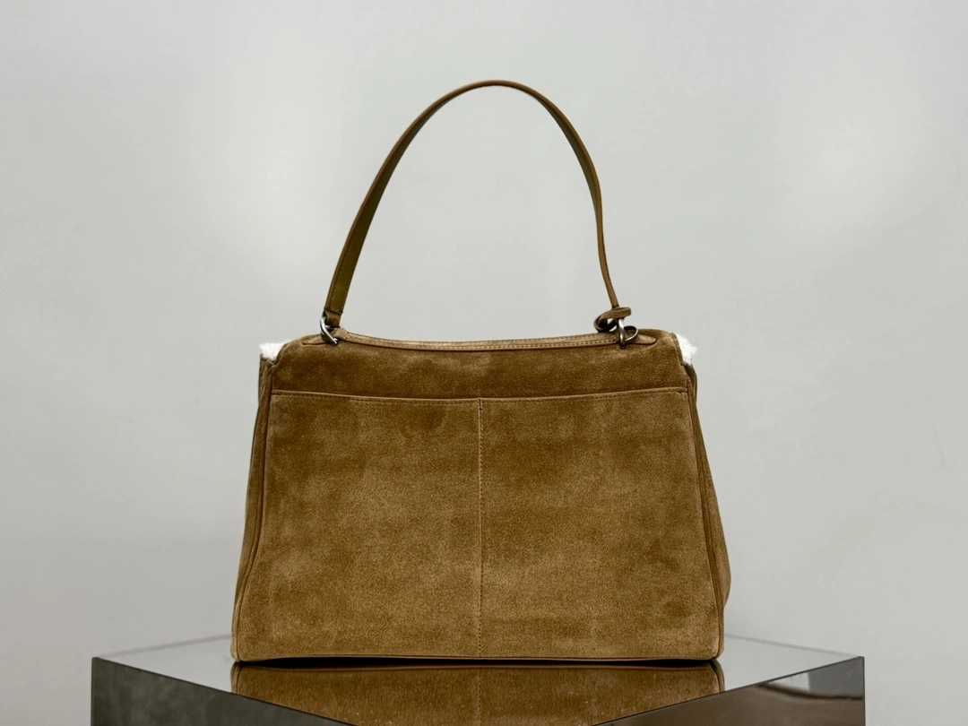 Balenciaga Rodeo Suede Handbag - Autumn Winter Vibrant 60931