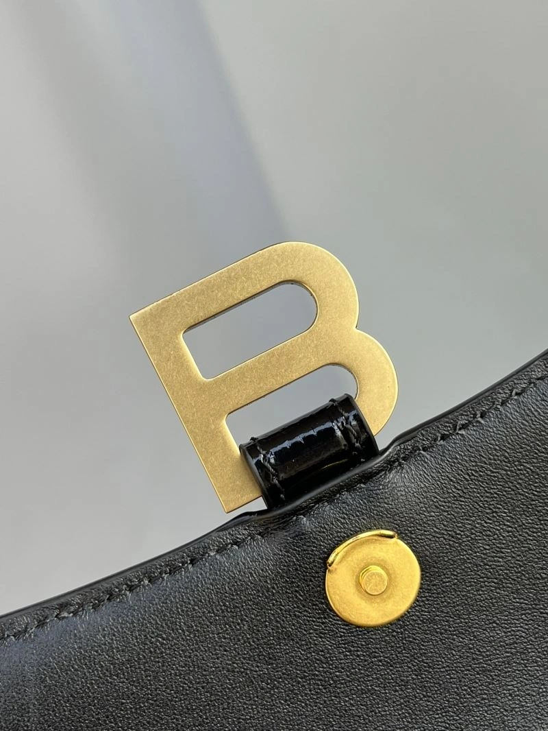 Balenciaga S Hourglass Crocodile Bag with Gold Accents Seasonal 72602