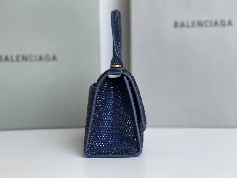 Balenciaga Sapphire Blue Hourglass Rhinestone Bag - XS Edition HighPerformance 72587