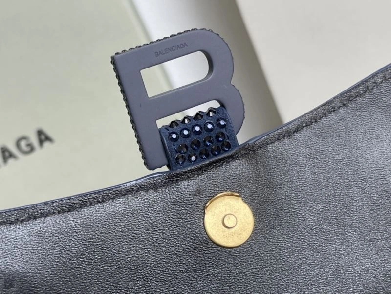 Balenciaga Sapphire Blue Hourglass Rhinestone Bag - XS Edition HighPerformance 72587