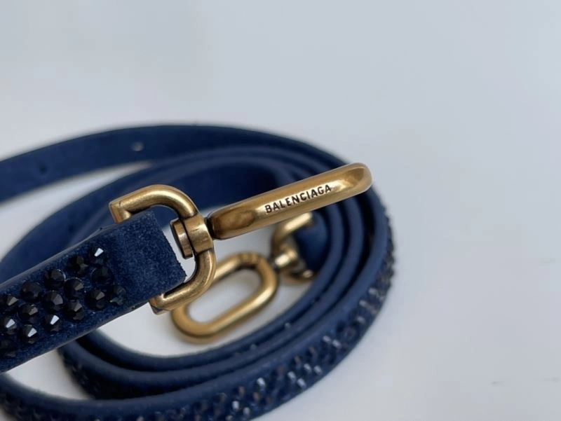 Balenciaga Sapphire Blue Hourglass Rhinestone Bag - XS Edition HighPerformance 72587