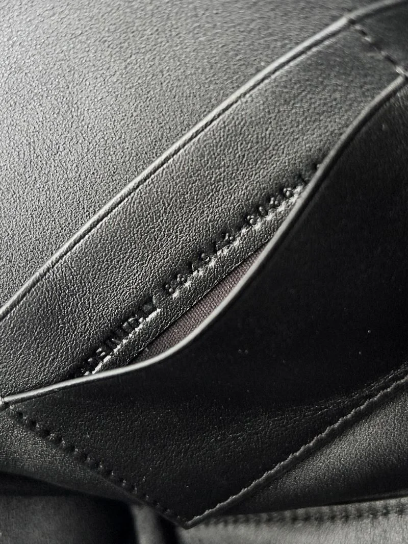 Balenciaga Shark-Tastic Curved Bowling Bag with Double Handle Design Sleek 38243