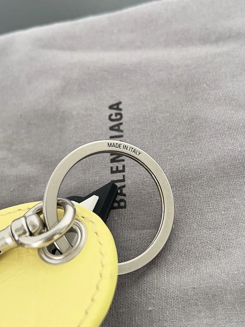 Balenciaga Sheepskin Heart Mirror Keychain Pendant WrinkleFree 70082