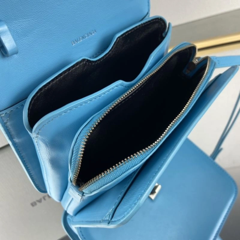 Balenciaga Sky Blue Tofu Bag with Big B Hardware Tailored 78329