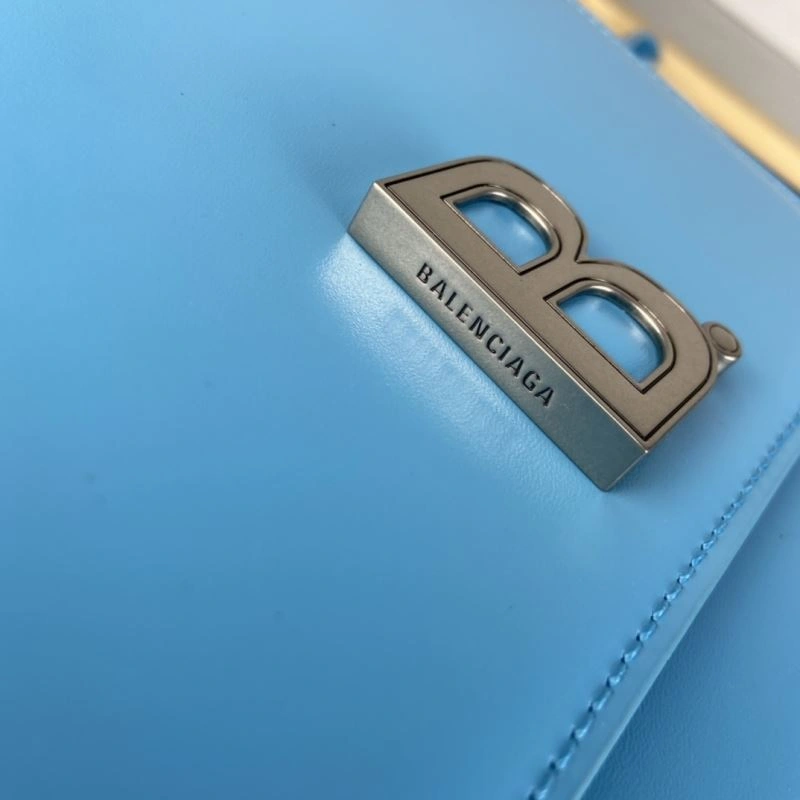 Balenciaga Sky Blue Tofu Bag with Big B Hardware Tailored 78329