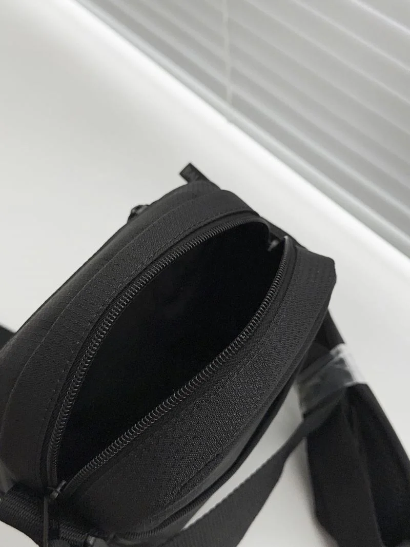 Balenciaga Small Checked Nylon Crossbody Bag with Flap Reliable 38224