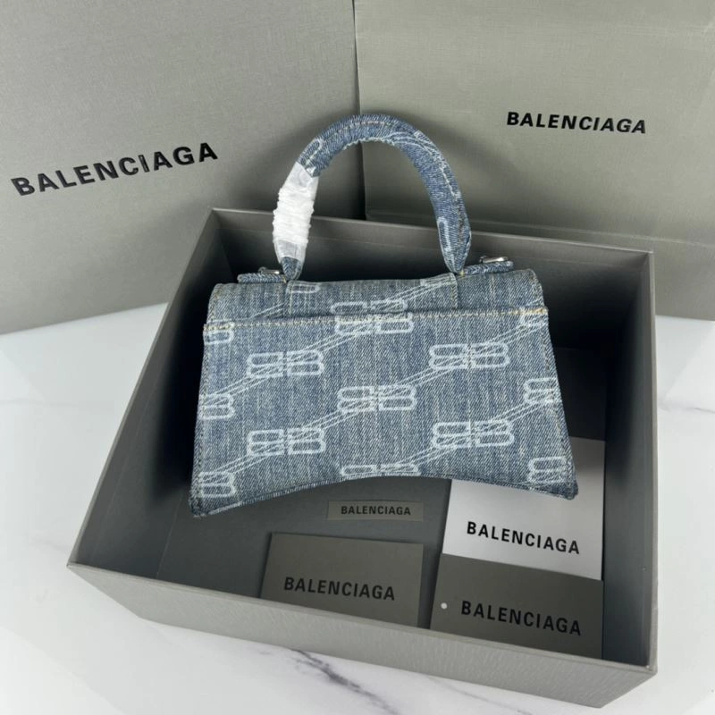 Balenciaga Small Denim Hourglass Bag -  Arc Design MoistureWicking 78681