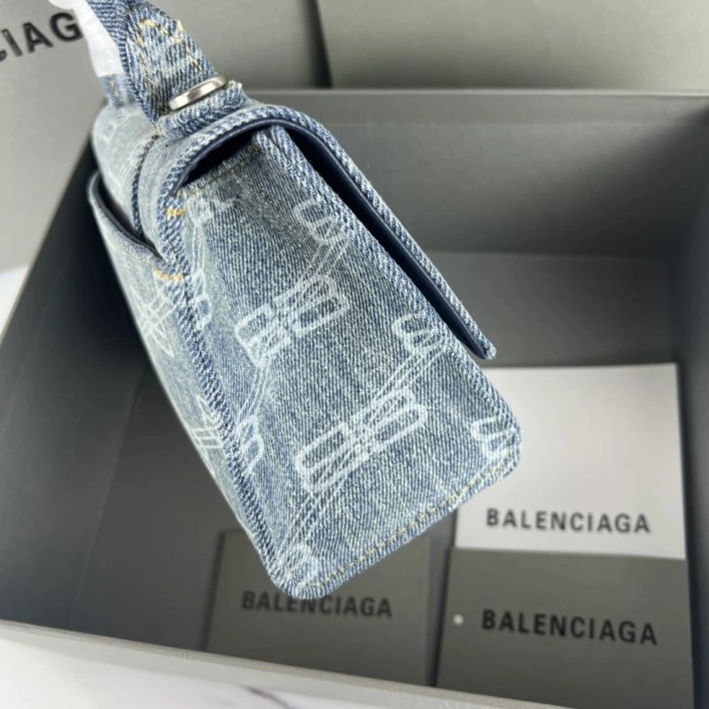 Balenciaga Small Denim Hourglass Bag -  Arc Design MoistureWicking 78681